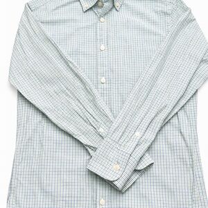 J.Crew Men’s  Blue & Green Checkered Shirt